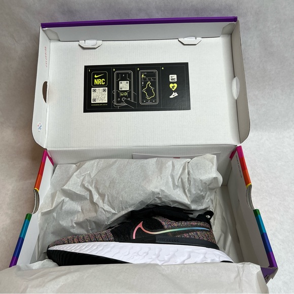 NIKE BETRUE React Infinity Run Flyknit 2 Be True - DD6790-001 - Sz M5.5/W7 - Picture 16 of 16